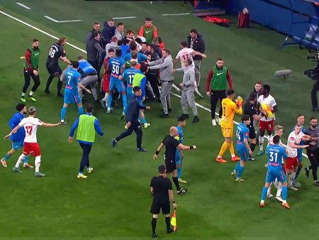Caos en Rusia: se muestran SEIS tarjetas rojas después de una brutal pelea masiva durante el partido Zenit vs Spartak