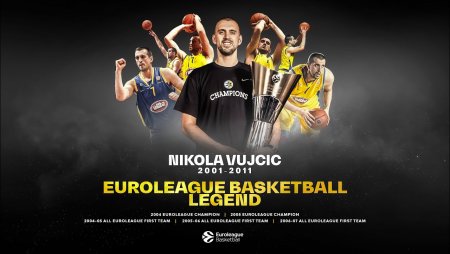 Nikola Vujicic, leyenda oficial del baloncesto de la Euroliga